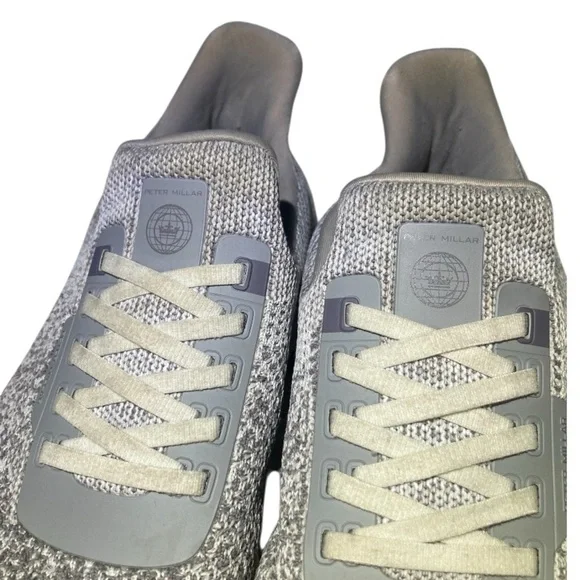 Peter Millar Gray Men's Sneakers size 10.5 - Picture 5 of 9